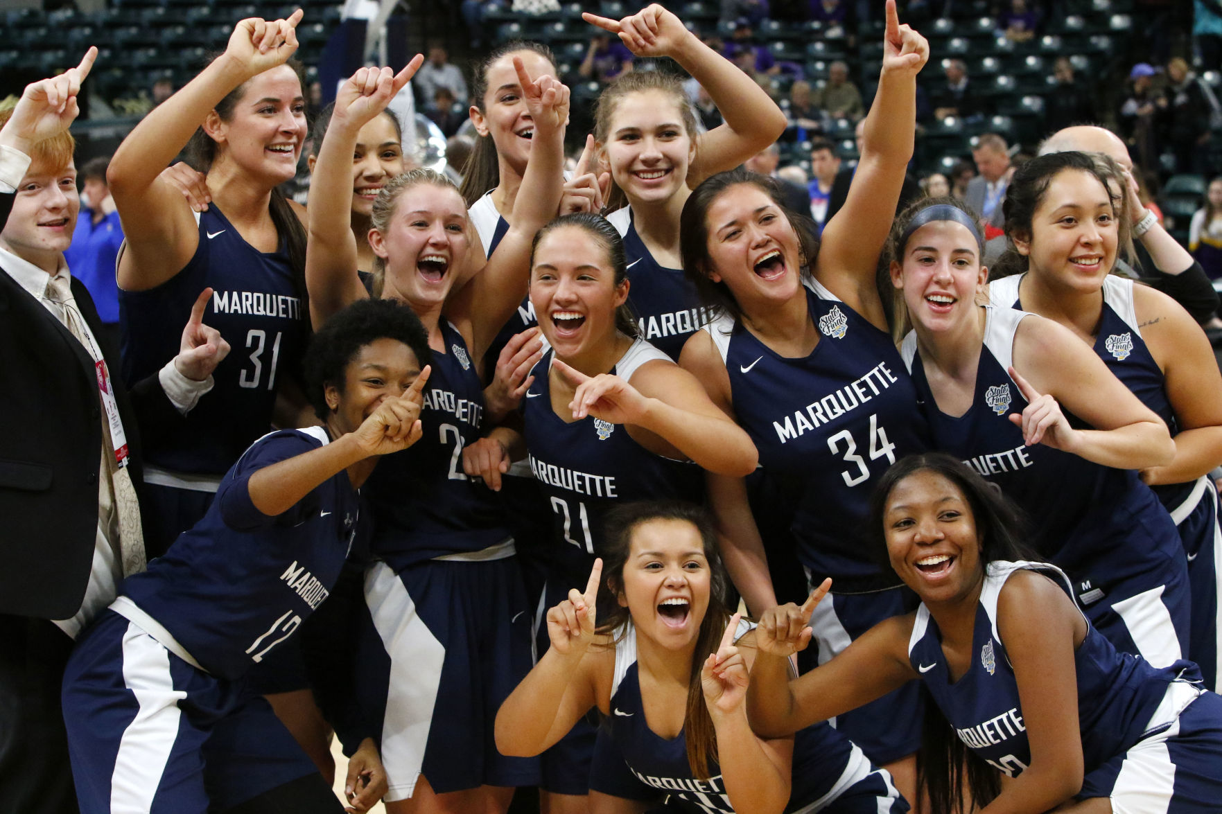 Gallery: Marquette Catholic vs. Vincennes Rivet in Class A championship